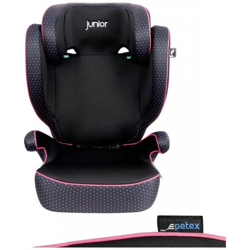 Petex Basic Plus 1602 pink HDPE nach ECE R129 dětská sedačka růžová