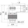 binder 99 0105 75 03 99 0105 75 03-20 Konektor, úhlový, 1 ks