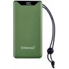 Intenso F10000 powerbanka Li-Pol, 10000 mAh, Quick Charge, Dodávka energie, USB-A, USB-C®, zelená, Indikátor stavu
