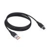 Solight USB-C kabel, USB 2.0 A konektor - USB-C 3.1 konektor, silikon, 2m  SSC1602-S
