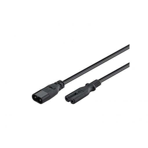 Kabel prodlužovací C7/C8 GOOBAY 97201 2m Black