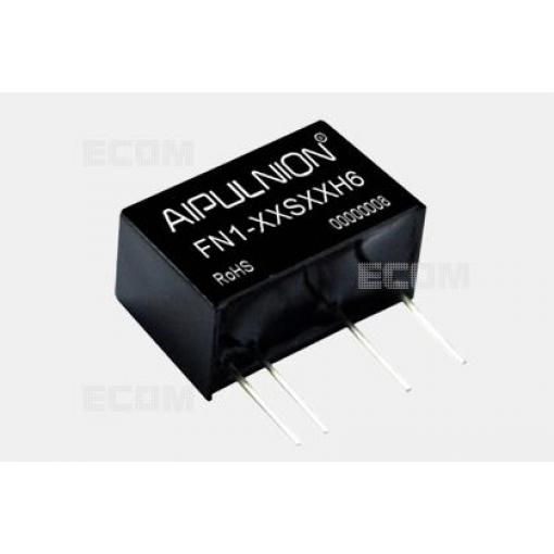 DC/DC měnič FN1-05S05H6, 5 V / 200 mA, izolovaný, SIP7