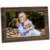 TFA Dostmann FRAMEO App digitální WiFi fotorámeček 25.7 cm 10.1 palec 1280 x 800 Pixel 32 GB dřevo (tmavé), černá