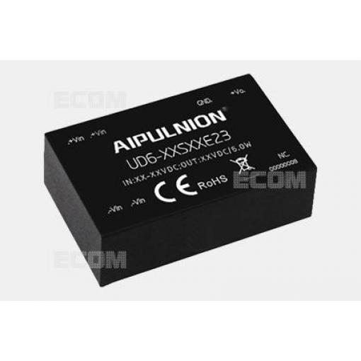 DC/DC měnič UD6-36S12E23, 48 V → 12 V / 0,5 A, izolovaný, DIP-24