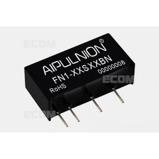 DC/DC měnič FN1-05D12BN, ±12 V / 42 mA, izolovaný, SIP7