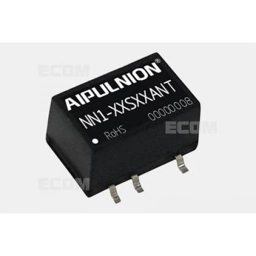 DC/DC měnič NN1-3V3S05ANT, 3,3 V → 5 V, 200 mA, izolovaný, DIP-8 SMD
