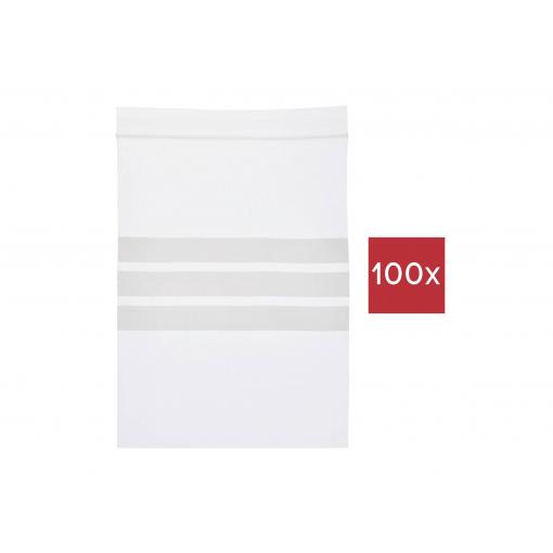 TRU COMPONENTS uzavíratelný sáček s popisnými štítky (d x š) 150 mm x 100 mm transparentní polyetylén 100 ks
