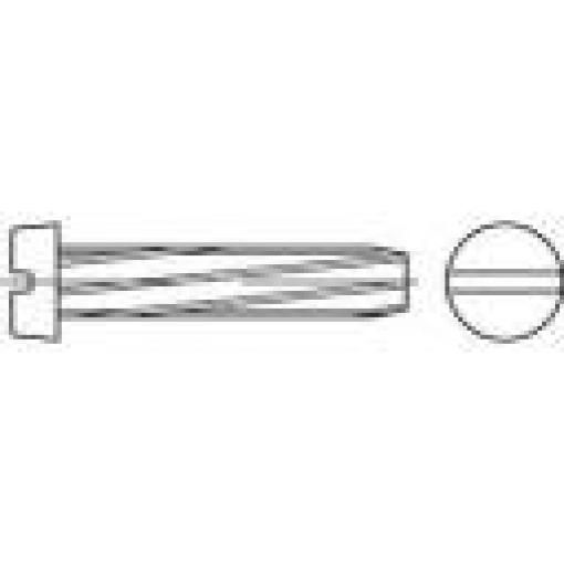 TOOLCRAFT 141705 šroub závitořezný M3 6 mm příruba DIN 7513 ocel galvanizováno zinkem 1000 ks
