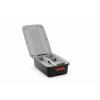 KIS 237047 Úložný box, K Latch, stohovatelné, (š x v x h) 590 x 280 x 390 mm, kouřová šedá, průsvitná, 1 ks