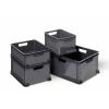 Curver 174214 Úložný box, Unibox Classic M, stohovatelné, (š x v x h) 430 x 160 x 350 mm, stříbrná, 1 ks