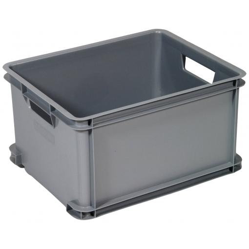Curver 156011 Úložný box, Unibox Classic L, stohovatelné, (š x v x h) 430 x 235 x 350 mm, stříbrná, 1 ks