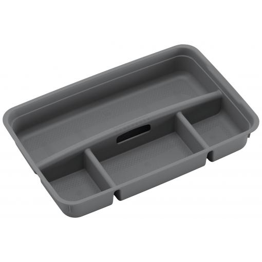 KIS 241458 vkládací krabice , K Latch, stohovatelné, (š x v x h) 545 x 85 x 360 mm, šedá, 1 ks