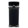 Curver Deco bin metalics 246364 odpadkový koš, 50 l, (š x v x h) 390 x 720 x 290 mm, černá, 1 ks