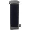 Curver Deco bin metalics 246364 odpadkový koš, 50 l, (š x v x h) 390 x 720 x 290 mm, černá, 1 ks