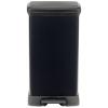 Curver Deco bin metalics 246364 odpadkový koš, 50 l, (š x v x h) 390 x 720 x 290 mm, černá, 1 ks