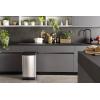 Curver Deco bin metalics 254620 odpadkový koš, 46 l, (š x v x h) 407 x 749 x 307 mm, stříbrná, černá, 1 ks