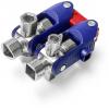 Knipex 00 11 06 V04 KNIPEX 00 11 06 V04 Univerzální klíč na rozvodné skříně JointKey Quadro pro běžné zavírací systémy, 161 mm klíč od skříňového rozvaděče 1 ks
