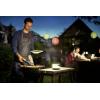 Philips LED 8720169296503 Alula SR PT 1.2W RGB30K BL solární stolní lampa 1.2 W teplá bílá, RGB bílá, černá