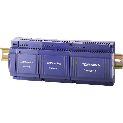 TDK-Lambda DSP60-24 síťový zdroj na DIN lištu, 24 V/DC, 2.5 A, 60 W, výstupy 1 x