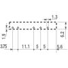 Finder 93.11 patice pro relé S úchytným třmenem , Finder řada 34, Finder 34.51, Finder 34.81, (d x š x v) 33 x 6.2 x 28.35 mm, Tray, 1 ks