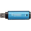 Kingston IronKey Vault Privacy 50 Series USB flash disk Retail 16 GB černá/modrá IKVP50/16GB USB 3.2 (Gen 1x1)