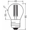 OSRAM HOMELIGHTING 4099854255243 LED Energetická třída (EEK2021) A (A - G) E27 kapkový tvar 3.8 W = 60 W teplá bílá (Ø x v) 45 mm x 45 mm 1 ks