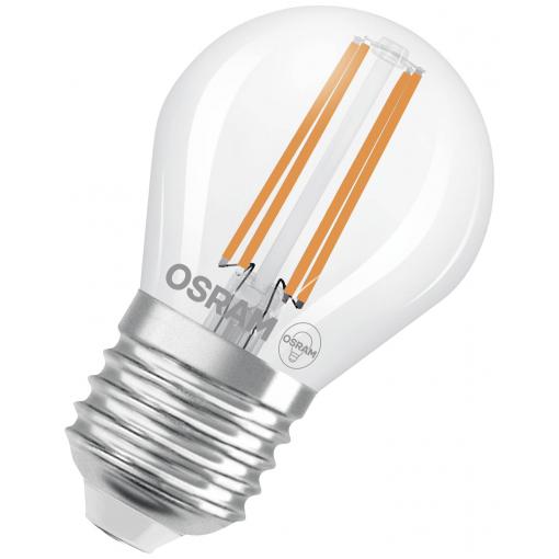 OSRAM HOMELIGHTING 4099854255243 LED Energetická třída (EEK2021) A (A - G) E27 kapkový tvar 3.8 W = 60 W teplá bílá (Ø x v) 45 mm x 45 mm 1 ks