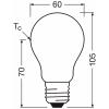 OSRAM HOMELIGHTING 4099854265501 LED Energetická třída (EEK2021) A (A - G) E27 klasická žárovka 3.8 W = 60 W teplá bílá (Ø x v) 60 mm x 60 mm 1 ks