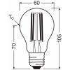 OSRAM HOMELIGHTING 4099854265488 LED Energetická třída (EEK2021) A (A - G) E27 klasická žárovka 3.8 W = 60 W teplá bílá (Ø x v) 60 mm x 60 mm 1 ks