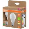 OSRAM HOMELIGHTING 4099854253485 LED Energetická třída (EEK2021) A (A - G) E27 klasická žárovka 2.2 W = 40 W teplá bílá (Ø x v) 60 mm x 60 mm 2 ks