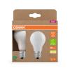 OSRAM HOMELIGHTING 4099854253485 LED Energetická třída (EEK2021) A (A - G) E27 klasická žárovka 2.2 W = 40 W teplá bílá (Ø x v) 60 mm x 60 mm 2 ks