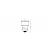 OSRAM HOMELIGHTING 4058075839960 LED Energetická třída (EEK2021) F (A - G) E27 3.5 W = 28 W teplá bílá (Ø x v) 35 mm x 35 mm 1 ks