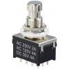 TRU COMPONENTS TC-12193716 Tlačítkový spínač 4P2T s přímým kolíkem Spínací proud (max.): 4 A 1 ks