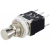 TRU COMPONENTS TC-12193708 Tlačítkový spínač DPDT s přímým kolíkem Spínací proud (max.): 4 A 1 ks