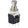 TRU COMPONENTS TC-12193708 Tlačítkový spínač DPDT s přímým kolíkem Spínací proud (max.): 4 A 1 ks