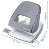 Leitz 50081026 kancelářská děrovačka červenobílá max. formát nastavení: DIN A4 30 listů (80 g/m²)