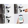 Sygonix SY-6121660 bezpečnostní cylindrická vložka 3 V/DC, připraveno pro Bluetooth, s podsvícenou klávesnicí