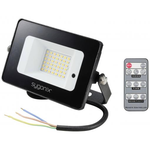 Sygonix SY-5995280 venkovní LED reflektor s PIR detektorem Energetická třída (EEK2021): C (A - G) 10 W Barvy světla (LED svítidlo): neutrální bílá