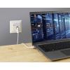 Renkforce RF-6071566 RJ45 síťové kabely, propojovací kabely CAT 6A F/UTP 1.00 m bílá Zásuvné kontakty otočné o 360°, Zahnutý kabelový vývod 1 ks