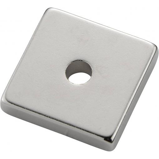 TRU COMPONENTS TC-12260084 permanentní magnet hranatý (d x š x v) 20 x 19 x 4 mm Max. pracovní teplota: 100 °C