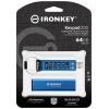 Kingston IronKey Keypad 200 USB flash disk Retail 64 GB modrá IKKP200/64GB USB 3.2 (Gen 1x1)