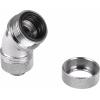 Thermaltake Pacific G1/4 PETG Tube 45-Degree Compression 16mm OD – Chrome úhlová spojka pro vodní chladič