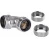 Thermaltake Pacific G1/4 PETG Tube 90-Degree Dual Compression 16mm OD – Chrome úhlová spojka pro vodní chladič