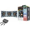 Thermaltake 3x Riing 12 LED RGB PC větrák s krytem černá (š x v x h) 120 x 120 x 25 mm včetně LED osvětlení