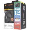 Thermaltake 3x Riing 12 LED RGB PC větrák s krytem černá (š x v x h) 120 x 120 x 25 mm včetně LED osvětlení