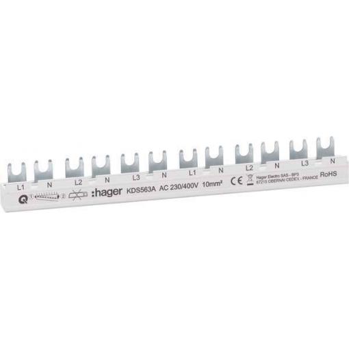 Hager KDS563A KDS563A Phase busbar 215 mm 1 ks