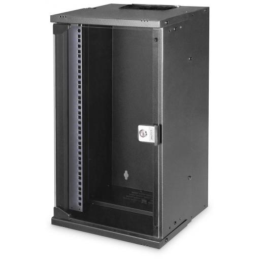 Digitus DN-49105 10 nástěnná rozváděcí skříň (š x v x h) 315 x 595 x 300 mm 12 U černá, černá (RAL 9005)