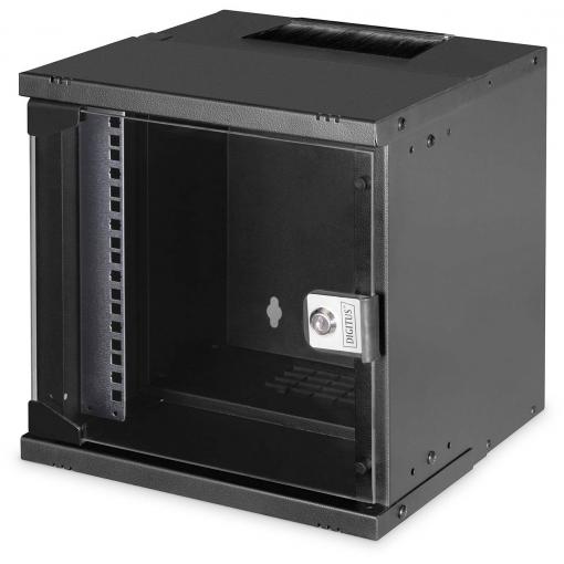 Digitus DN-49101 10 nástěnná rozváděcí skříň 6 U černá, černá (RAL 9005)