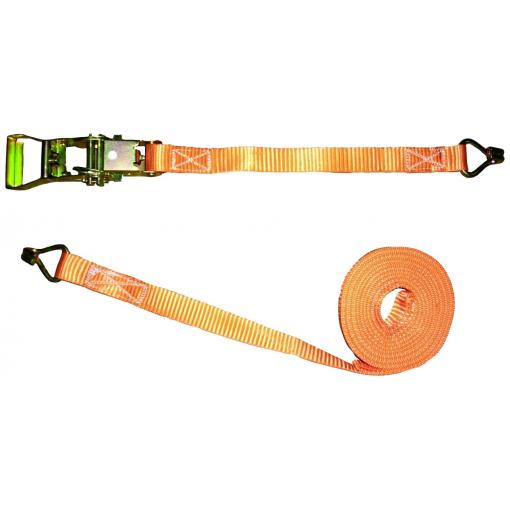 Target Ladungssicherung 90617 dvoudílný upínací popruh Přivazovací únosnost napřímo (LC)=400 daN (d x š) 4 m x 25 mm přezka se zubatým páskem EN 12195