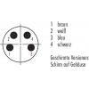 binder 77 3505 0000 50704-0200 upravený zástrčkový konektor pro senzory - aktory, 77 3505 0000 50704-0200-20, piny: 4, 2 m, 1 ks